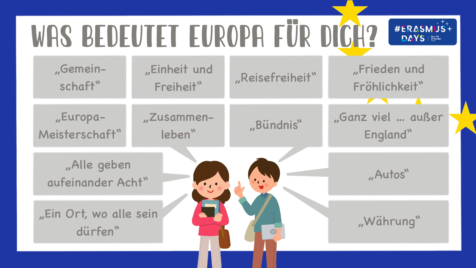 Frage der Woche: Was bedeutet Europa für dich?